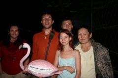 More russians we met in the train... with flamingo! :)