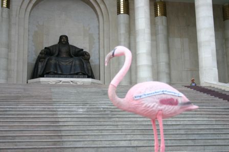 Flamingo with Chingiis Khan